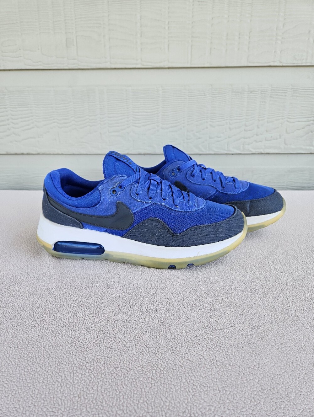 Nike Air Max Motif Low Sneakers Youth SZ 6.5Y Hyper Royal White DH9388-401